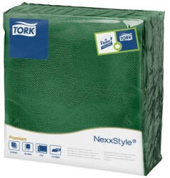 Tork szalvéta Nexxstyle Range Premium 38X39cm, 2 rétegű, SÖTÉTZÖLD, 50 lap/csg, 18csg/karton (478792) - szerek