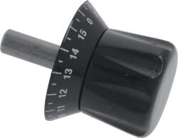 SIRMAN ÁLLÍTHATÓ FEKETE GOMB ø 12x83 mm