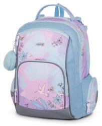 KARTON P+P kolibris ergonomikus iskolatáska hátizsák - Pastel Flowers (8-45525) - gigajatek
