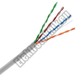 KELine Cat. 5E réz UTP 4x2xAWG24 kábel 300 MHz, Euroclass Eca, 305 m-es dob