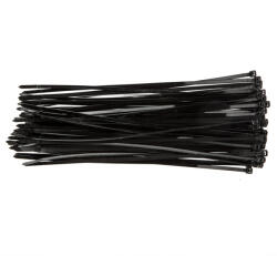 TOPEX Kábelkötegelő, gyorskötöző, 4.8mmx300mm, fekete, 75db (44E980) - neo24