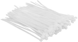 TOP TOOLS Kábelkötegelő, gyorskötöző, 2.5mmx100mm, fehér, 100db, min. rendelés: 5cs (44E950)