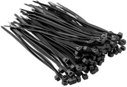 TOP TOOLS Kábelkötegelő, gyorskötöző, 2.5mmx100mm, fekete, 100db, min. rendelés: 5cs (44E956)