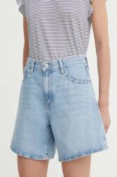 Levi's farmer rövidnadrág HIGH BAGGY SHORT női, sima, magas derekú, A9311 - kék 25 - answear - 25 990 Ft