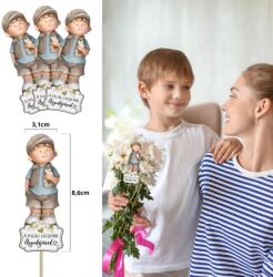  Nyomtatott dekorkarton - A világ legjobb anyukájának kisfiú 3db/csomag - kosarbolt