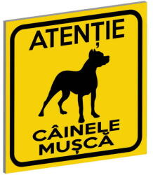 Exotic-K Pliant Pvc "Cainele Musca" 15 x 15 cm, Galben-Negru, (Tip 6)