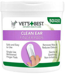Vet's Best Degetare curatare urechi pentru caini Vet's Best, 50 buc