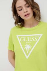 Guess pamut póló zöld, E02I01 JA914 - zöld XL