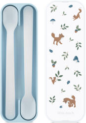 Little Dutch Lingurita pentru bebelusi - set 2 bucati - Forest Friends - Little Dutch Set pentru masa bebelusi