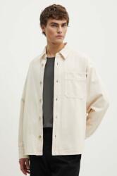APC A. P. C. farmering surchemise basile cavalier férfi, galléros, bézs, relaxed, COGZV. H02939 - bézs L