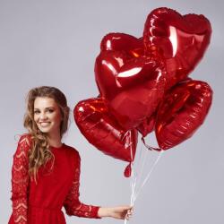 4Leaders Szív alakú lufi - 10db (8637)