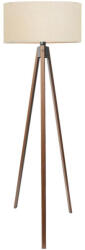 Pakketo PWL-1059 Lampa de podea Î140xL38cm. cu Soclu pentru Bec E27 Crem-Nuc (202-000172)