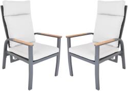ROJAPLAST Annecy Duo alumínium kerti karosszék 2 db (1318)