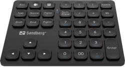 Sandberg 630-09 Wireless Numerikus Billentyűzet - Fekete (630-09)