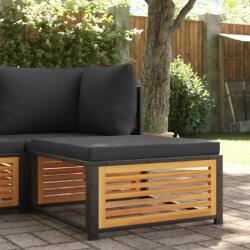 vidaXL Tömör akácfa kerti szék párnával 68 x 68 x 30 cm (367640)