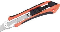 Extol Cuțit pentru tapet, corp metalic de 18 mm, cauciuc cu autoumplere. 3 lame, muchie de tăiere triplă, fixare cu șurub, lama de rezervă: 9123A, 8855091