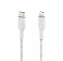 Belkin Cablu de date Belkin BOOST CHARGE, USB-C - Lightning, 1M (Alb) (BEL-0236)