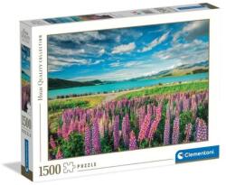 Clementoni 1500 db-os puzzle - High Quality Collection - Lupins Lake (31728) (31728)