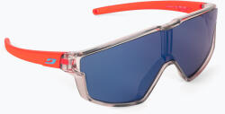 Julbo Fury Mini Spectron 3 fényes áttetsző/transzlucid szürke/matt fluo narancssárga gyermek kerékpáros szemüveg