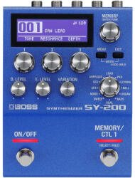 BOSS SY-200 gitár-szintetizátor effektpedál