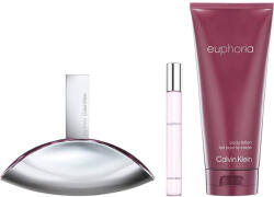 Calvin Klein Pachet Calvin Klein Euphoria Apa de Parfum 100 ml + BL 200 ml + Apa de Parfum 10 ml Femei (3616305433732)
