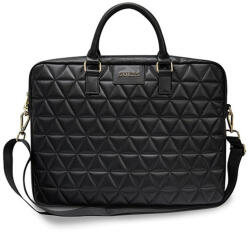 GUESS Torba Quilted GUCB15QLBK 16" tablet táska, fekete