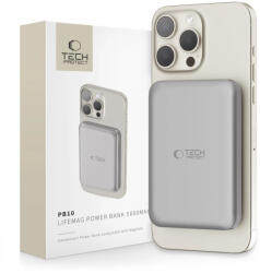 Tech-Protect PB10 Magsafe powerbank 5000mah titánium 309498 - ionstore - 15 190 Ft