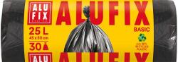 Alufix Szemeteszsák, 25 l, 30 db, 44x50 cm, 8 , ALUFIX Economy , fekete (KHT1268)