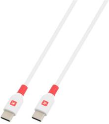 SKROSS Töltőkábel, USB-C/USB-C, 2m, SKROSS, fehér (SKTK0009C) - iroda24