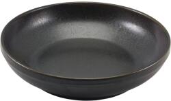 GenWare porcelán tál, Magasság: 67 mm, Ø: 270 mm, fekete
