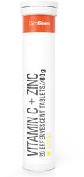 GymBeam C-vitamin + cink pezsgőtabletta - citrus 20 db