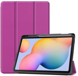 Gigapack Carcasă permanentă, efect piele (flip activ, deschidere laterală, funcție suport birou TRIFOLD, suport stilou S) LILA GP-96664 (GP-96664)