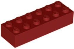 LEGO® Alkatrészek (Pick a Brick) Sötét piros 1X2X6 Elem 6089268 (6089268)