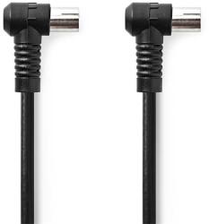 Nedis CSGL40120BK15 koax kábel, IEC (koax) férfi, IEC (koax) női, Nikkelezett, 120 dB, 75 Ohm, Quad Shielded, 1, 5m (CSGL40120BK15) - pcx