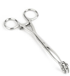 Mr. Steel Cube Tongs O Shape Silver
