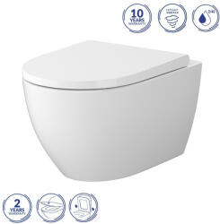 Cersanit Zen Pro Oval kerámia fali WC csésze VORTEX öblítési technológiával, SoftClose ülőkével S701-719 (S701-719)