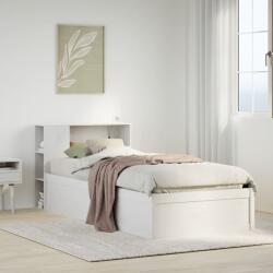 vidaXL fehér tömör fenyőfa ágykeret matrac nélkül 90 x 190 cm (3323438)