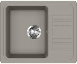 Evido HOME 45 S Compact gránit mosogató, 575 x 460 mm, platina (442066) - watermarkt
