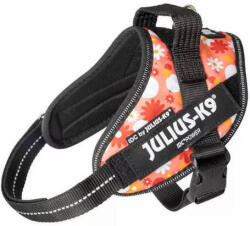 Julius-K9 IDC virágos rózsaszín powerhám kutyáknak (28-40 kg, 71-96 cm)