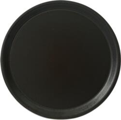 Kulsan KN-Табла за сервиране кръг с неплъзгащо покритие ЧЕРНО Ø33хh2cm (33KS) (013650)