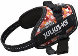Julius-K9 IDC virágos rózsaszín powerhám kutyáknak (4-7 kg, 40-53 cm)