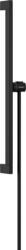 Hansgrohe Unica Zuhanyrúd E Puro 650mm, 1.60m-es zuhanytömlővel, Matt Fekete 24404670 (24404670)