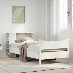 vidaXL fehér tömör fenyőfa ágy matrac nélkül 90 x 200 cm (3323318)