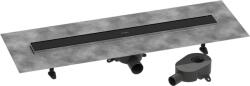 Hansgrohe RainDrain Go Teljes zuhanylefolyó szett 800, burkolható fedéssel, standard vagy lapos beszereléshez, Matt Fekete 56273670 (56273670)
