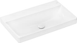 Hansgrohe Xelu Q Pultra ültetett mosdótál 800/480 csapfurat és túlfolyó nélkül, SmartClean, Fehér 61023450 (61023450)
