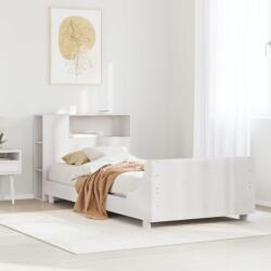 vidaXL fehér tömör fenyőfa ágykeret matrac nélkül 90 x 190 cm (3323672)