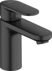 Hansgrohe Vernis Blend Egykaros mosdócsaptelep 100, Hideginítású, push-open lefolyógarnitúrával, Matt Fekete 71589670 (71589670)