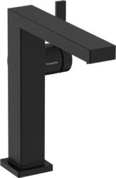 Hansgrohe Tecturis E Egykaros mosdócsaptelep 150 Fine, Hideginítású, push-open lefolyógarnitúrával, Matt Fekete 73042670 (73042670)