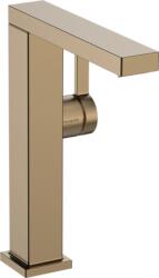 Hansgrohe Tecturis E Egykaros mosdócsaptelep 210 Fine, Hideginítású, elforgatható kifolyóval és push-open lefolyógarnitúrával, Szálcsiszolt Bronz 73063140 (73063140)