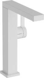 Hansgrohe Tecturis E Egykaros mosdócsaptelep 210 Fine, Hideginítású, elforgatható kifolyóval és push-open lefolyógarnitúrával, Matt Fehér 73063700 (73063700)